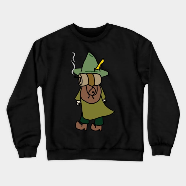 Snufkin Crewneck Sweatshirt by JanineLeigh